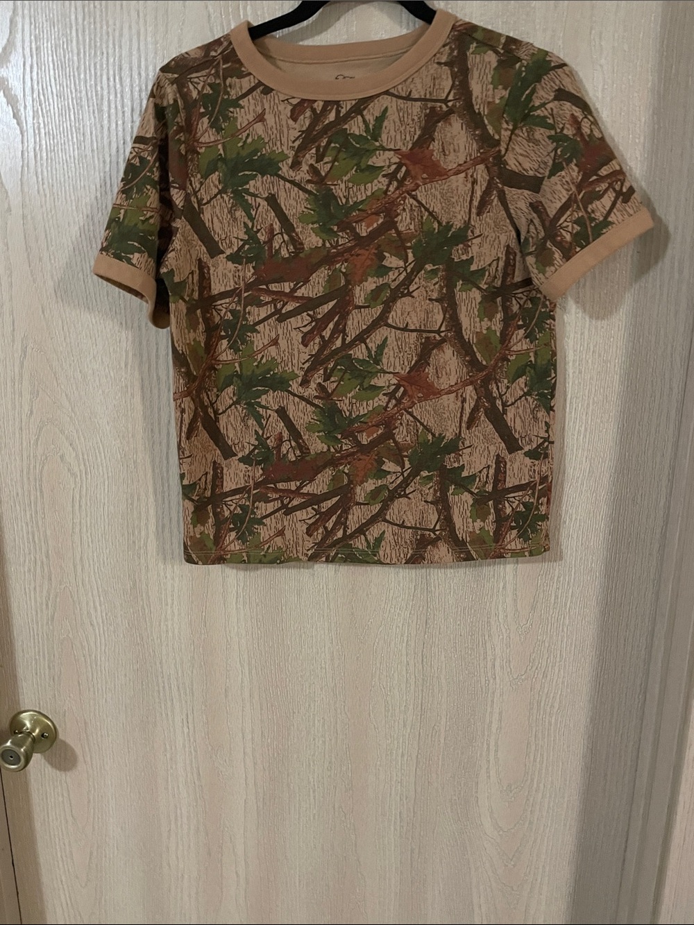 art class Brown, Green & Tan Camouflage Short Sleeve Tee
